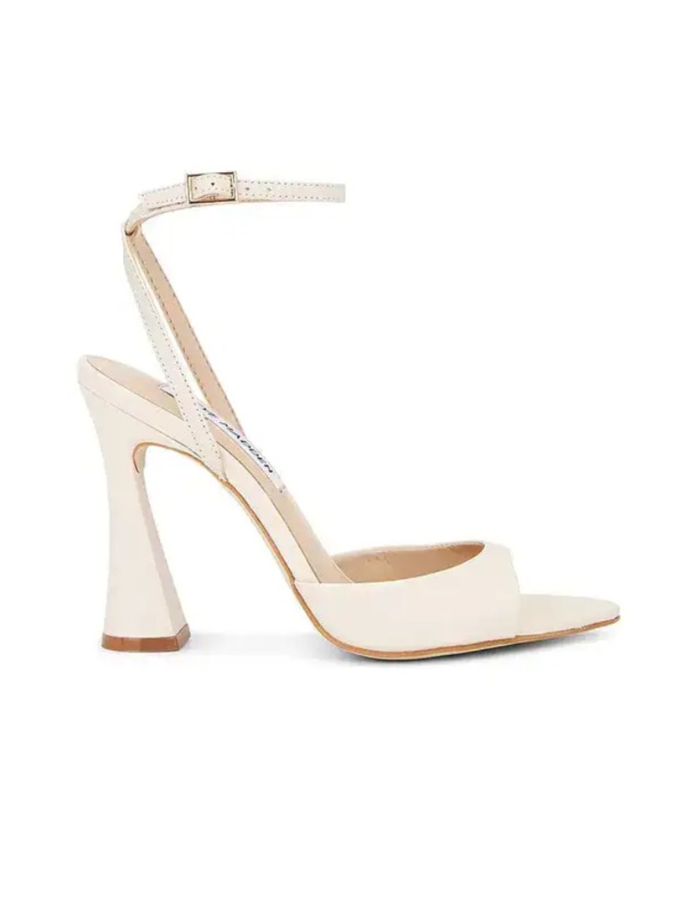 Steve Madden Beki Heels Sandals Bone Leather Sculpted shoes Revolve 9